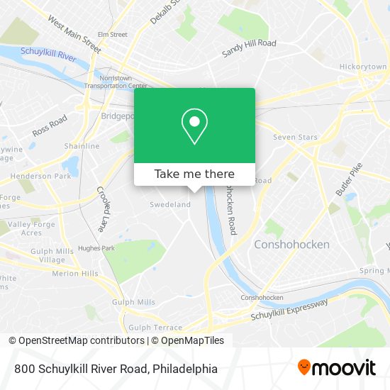 Mapa de 800 Schuylkill River Road
