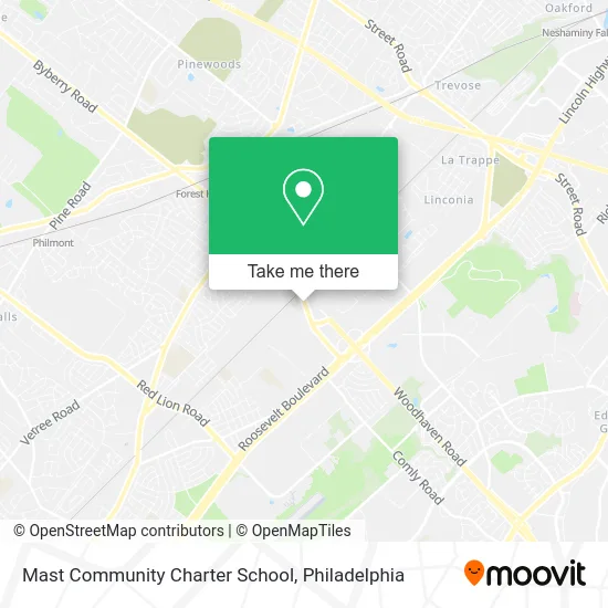 Mast Community Charter School map