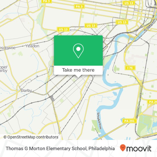 Thomas G Morton Elementary School map