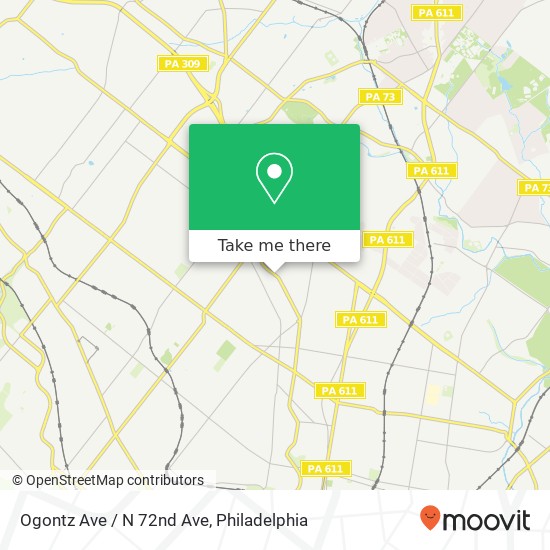 Ogontz Ave / N 72nd Ave map