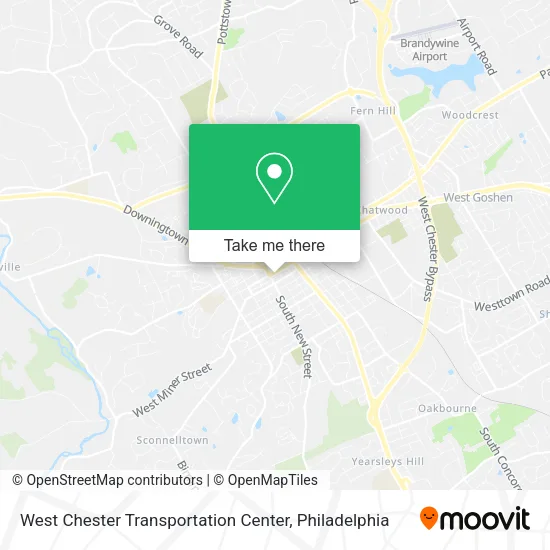 West Chester Transportation Center map