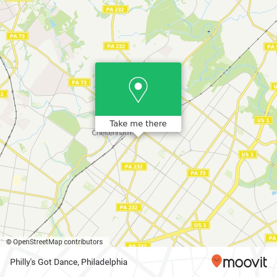 Philly's Got Dance map