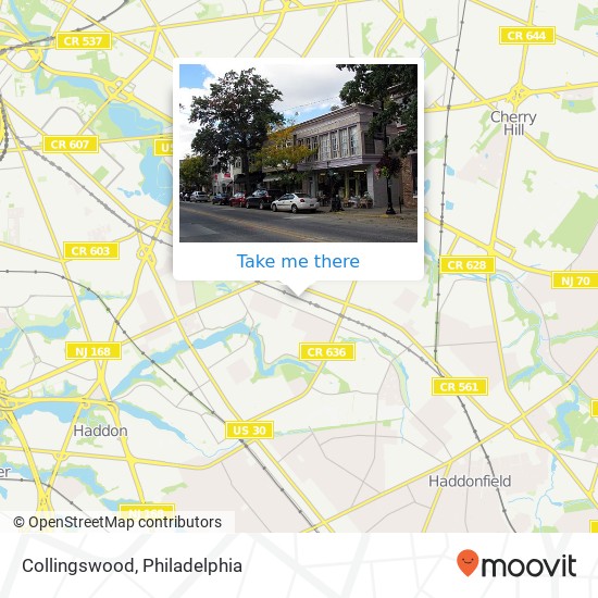 Collingswood map