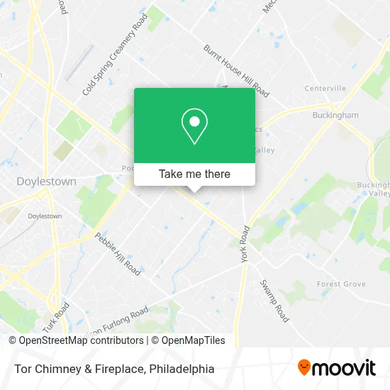 Tor Chimney & Fireplace map