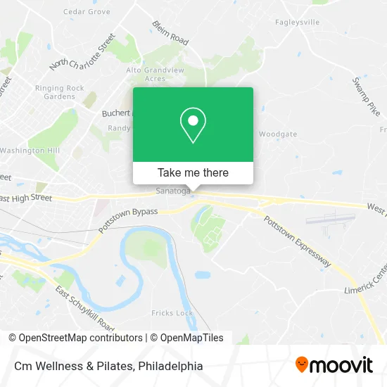 Cm Wellness & Pilates map