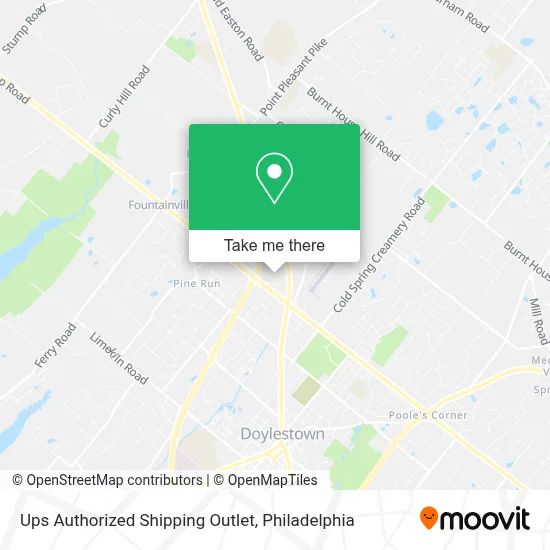 Ups Authorized Shipping Outlet map