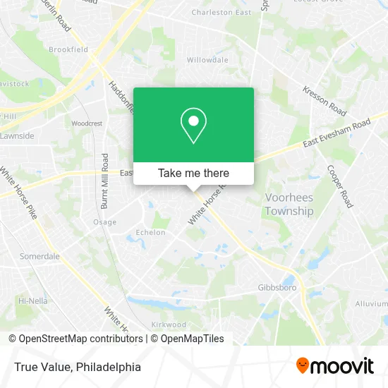 True Value map