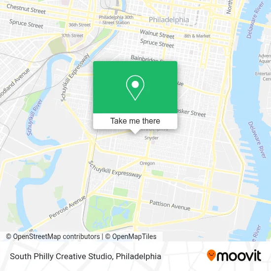 South Philly Creative Studio map