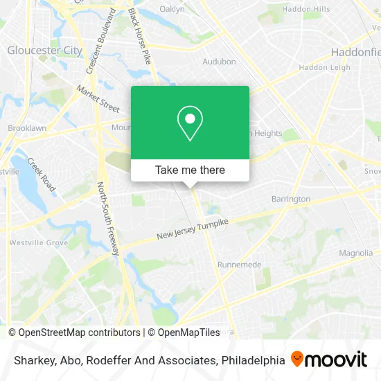 Sharkey, Abo, Rodeffer And Associates map