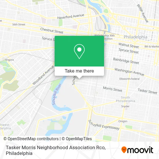 Tasker Morris Neighborhood Association Rco map