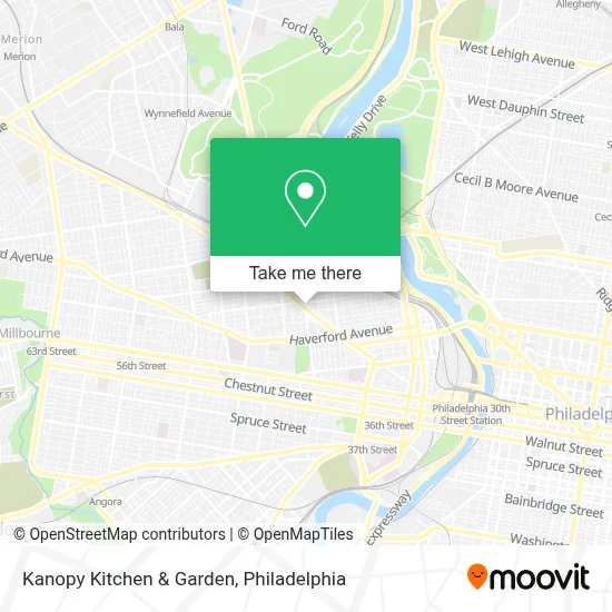 Kanopy Kitchen & Garden map