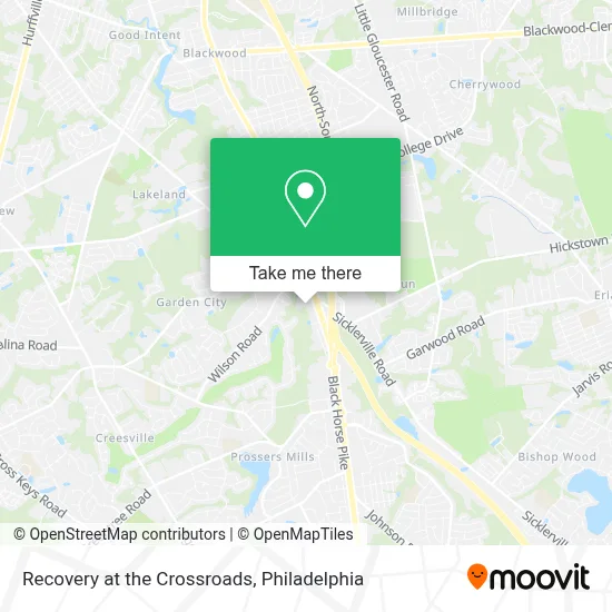 Recovery at the Crossroads map