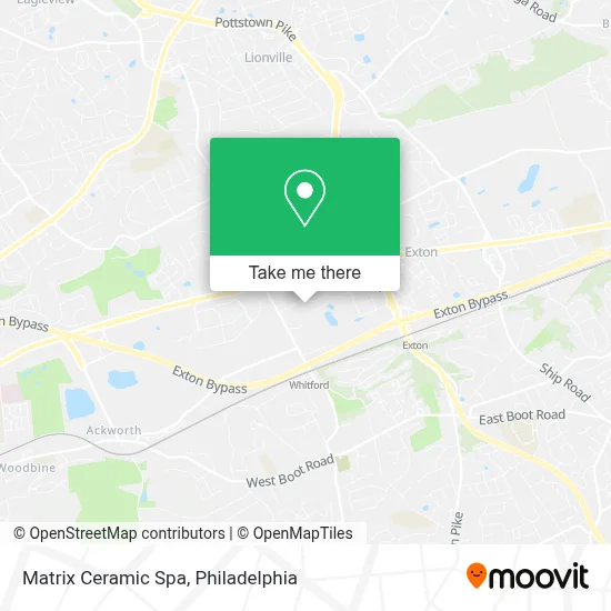 Matrix Ceramic Spa map