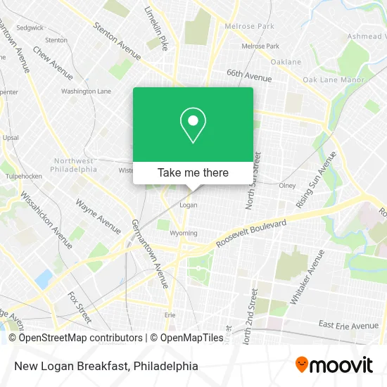 New Logan Breakfast map