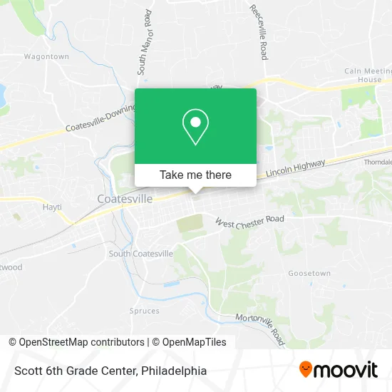 Scott 6th Grade Center map