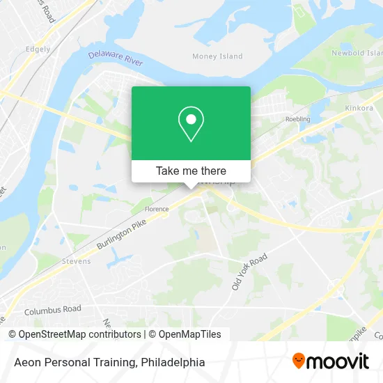 Aeon Personal Training map