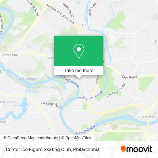 Center Ice Figure Skating Club map