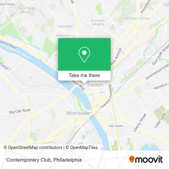 Contemporary Club map