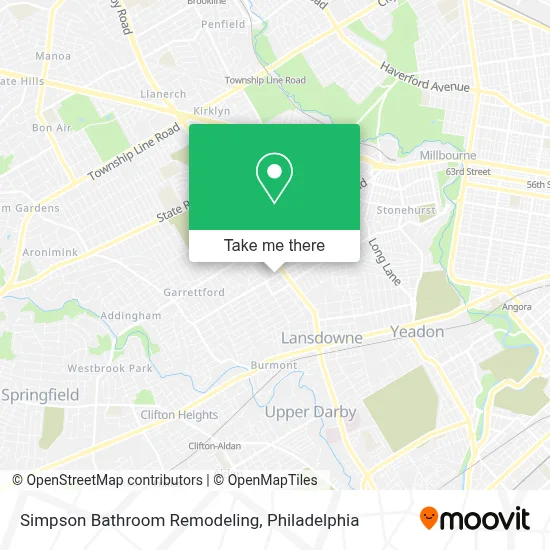 Simpson Bathroom Remodeling map