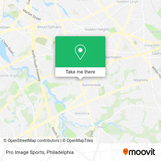 Pro Image Sports map