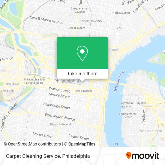 Carpet Cleaning Service map