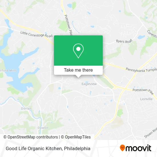 Good Life Organic Kitchen map