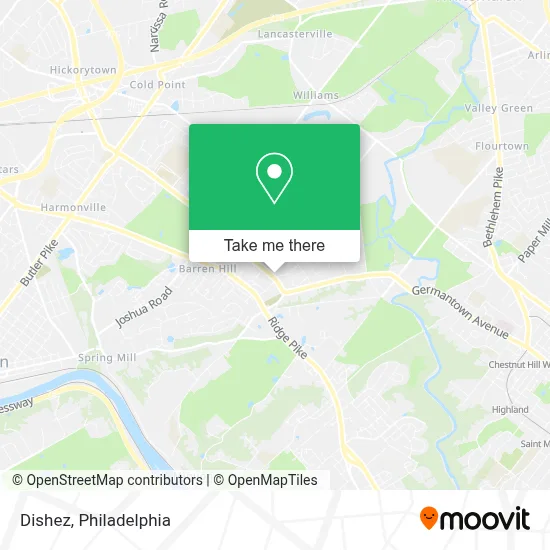 Dishez map