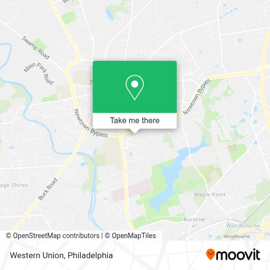 Western Union map
