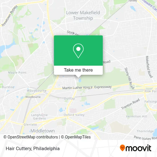 Hair Cuttery map