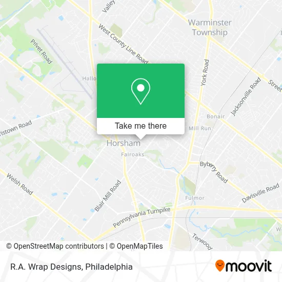 R.A. Wrap Designs map