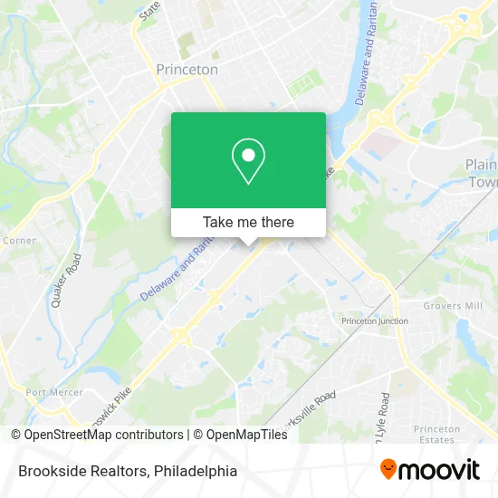 Brookside Realtors map