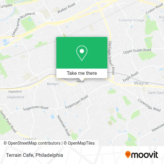 Terrain Cafe map