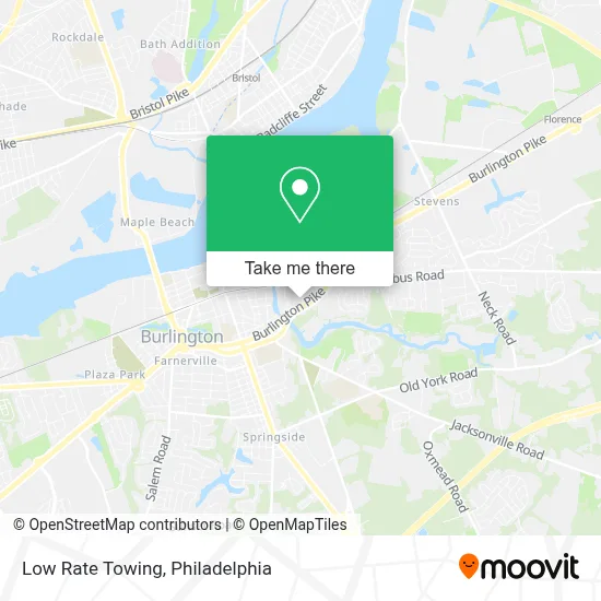 Low Rate Towing map