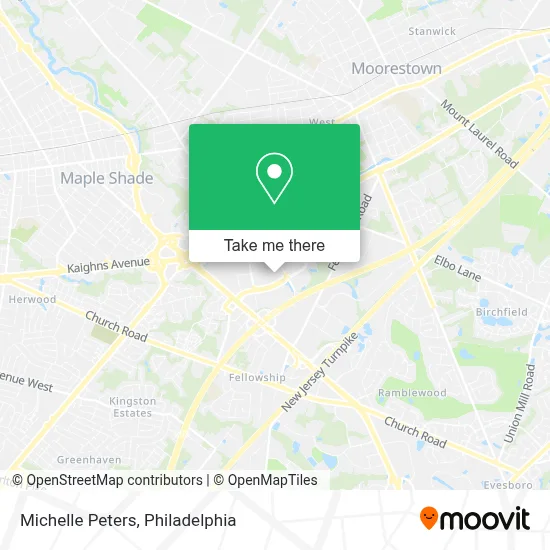 Michelle Peters map