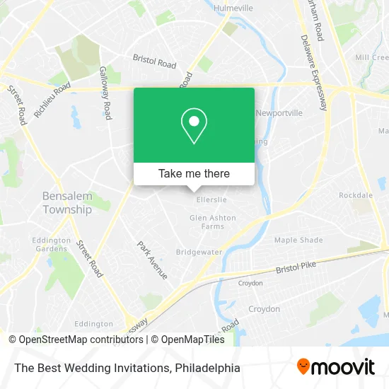 The Best Wedding Invitations map