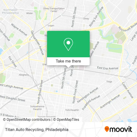 Titan Auto Recycling map