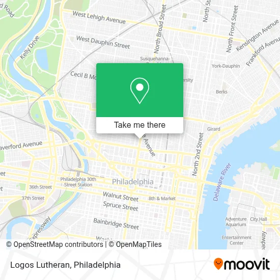 Logos Lutheran map
