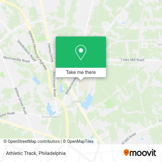Athletic Track map