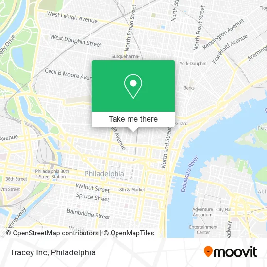 Tracey Inc map