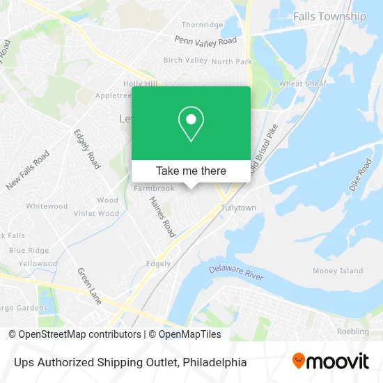 Ups Authorized Shipping Outlet map