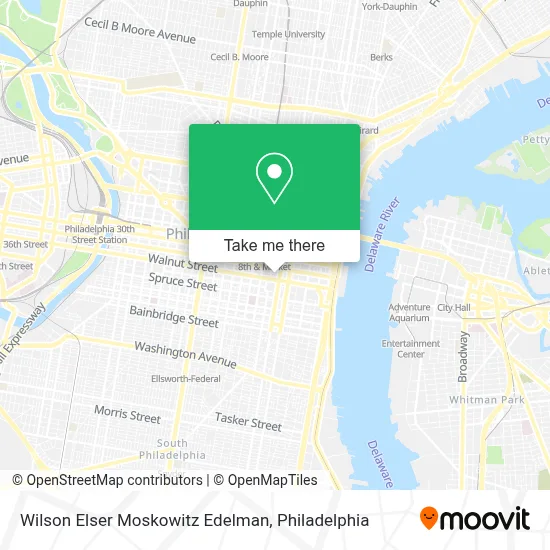Wilson Elser Moskowitz Edelman map