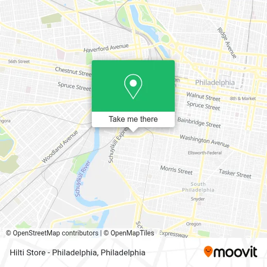Hilti Store - Philadelphia map