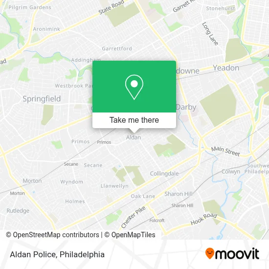 Aldan Police map
