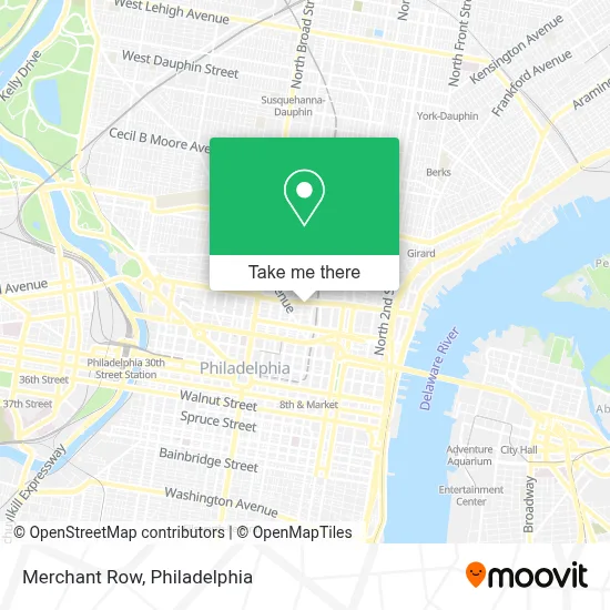 Merchant Row map