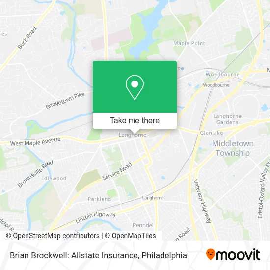 Brian Brockwell: Allstate Insurance map