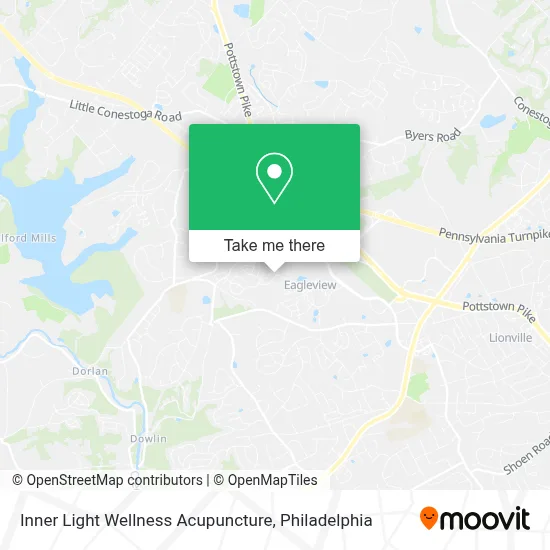 Inner Light Wellness Acupuncture map