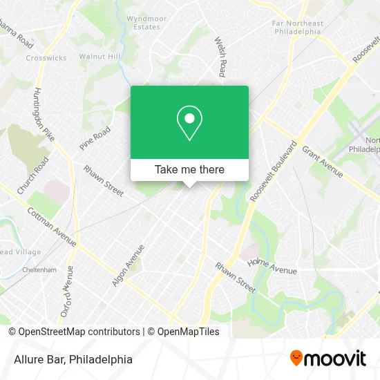 Allure Bar map