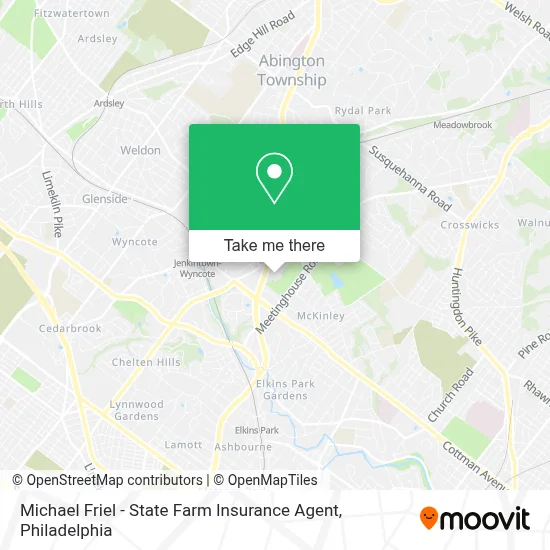 Michael Friel - State Farm Insurance Agent map
