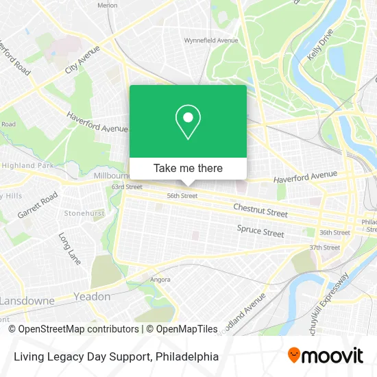 Living Legacy Day Support map