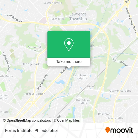 Fortis Institute map